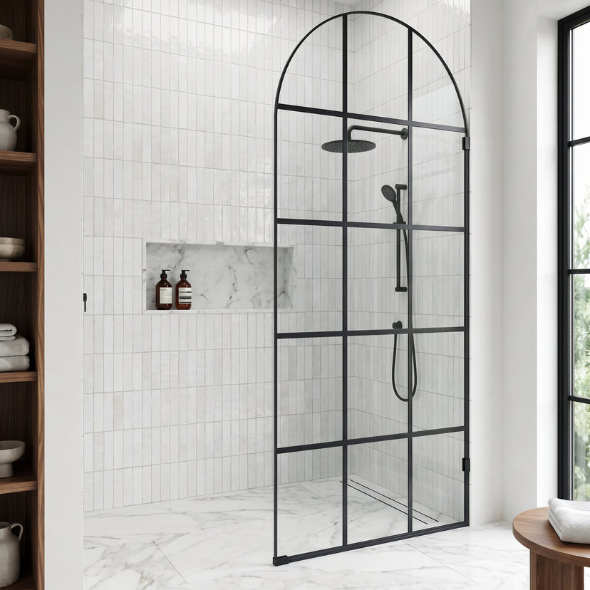 Arden Frameless Fixed Shower Screen