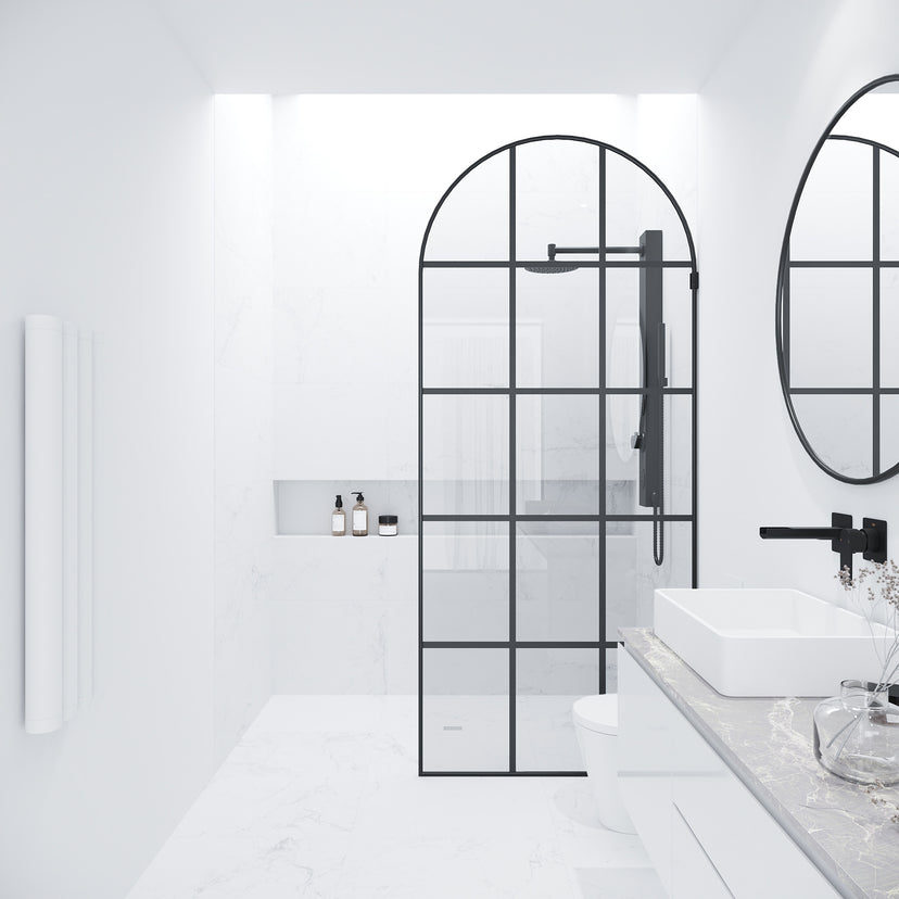 Arden Frameless Fixed Shower Screen