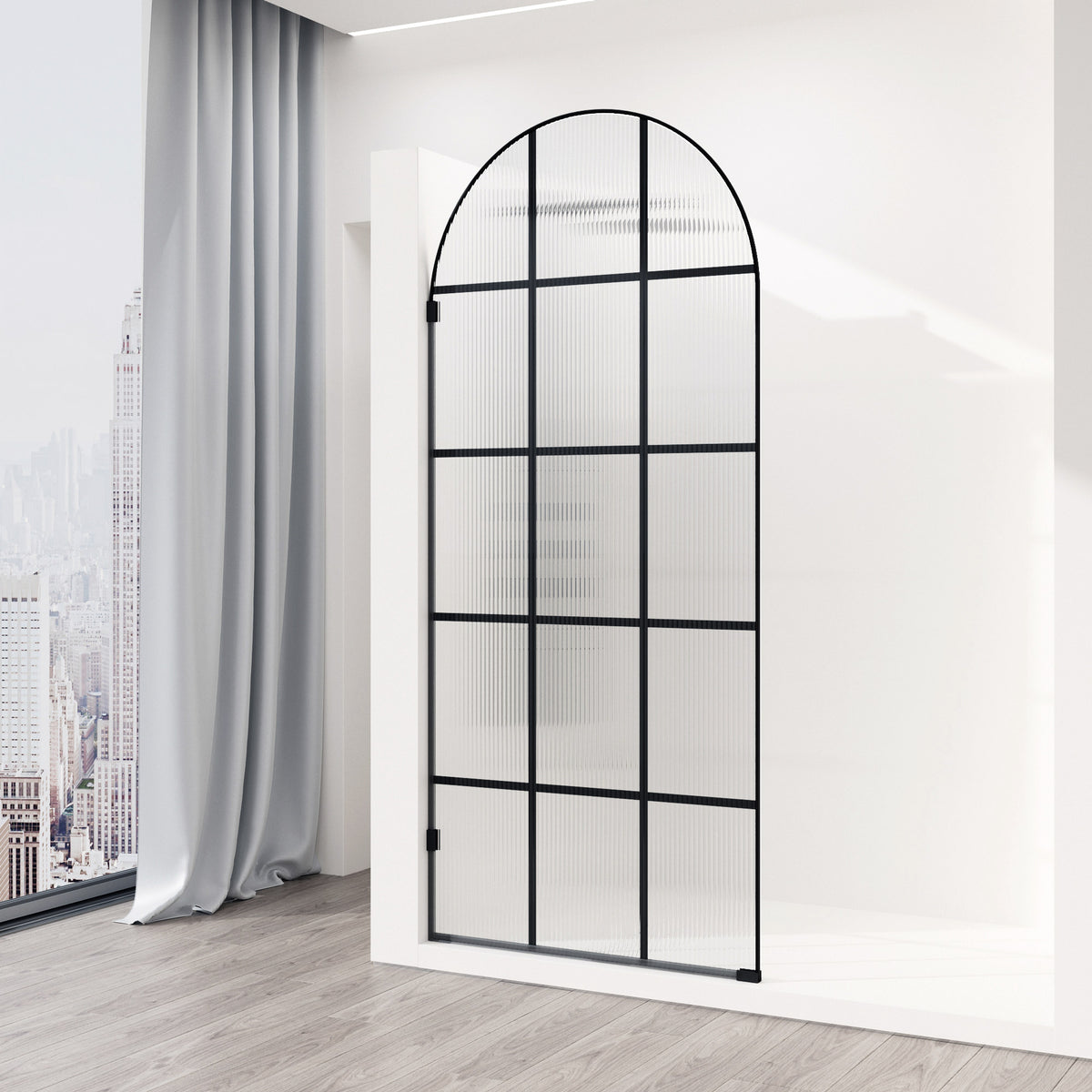 Arden Frameless Fixed Shower Screen