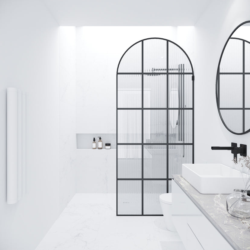 Arden Frameless Fixed Shower Screen
