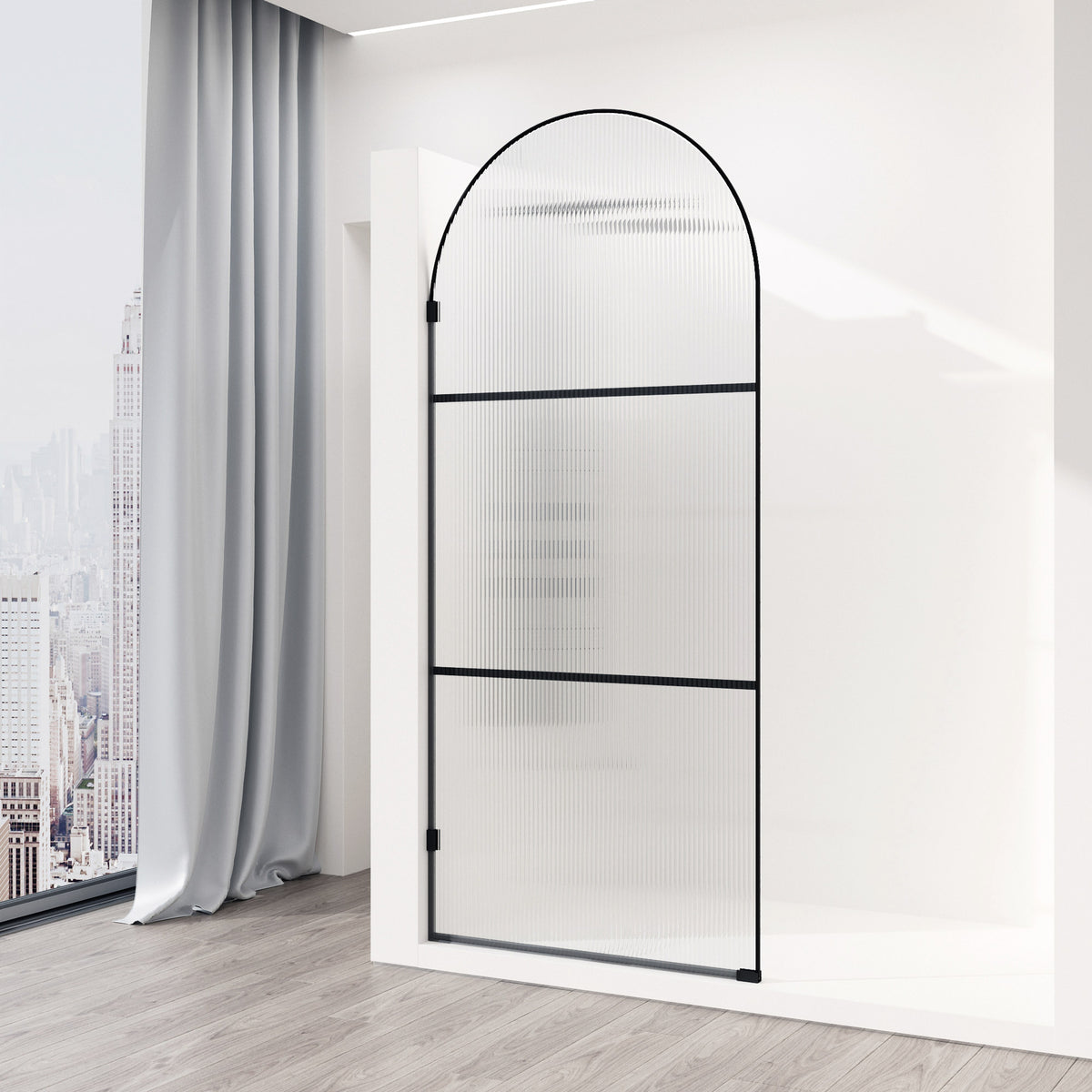 Arden Frameless Fixed Shower Screen