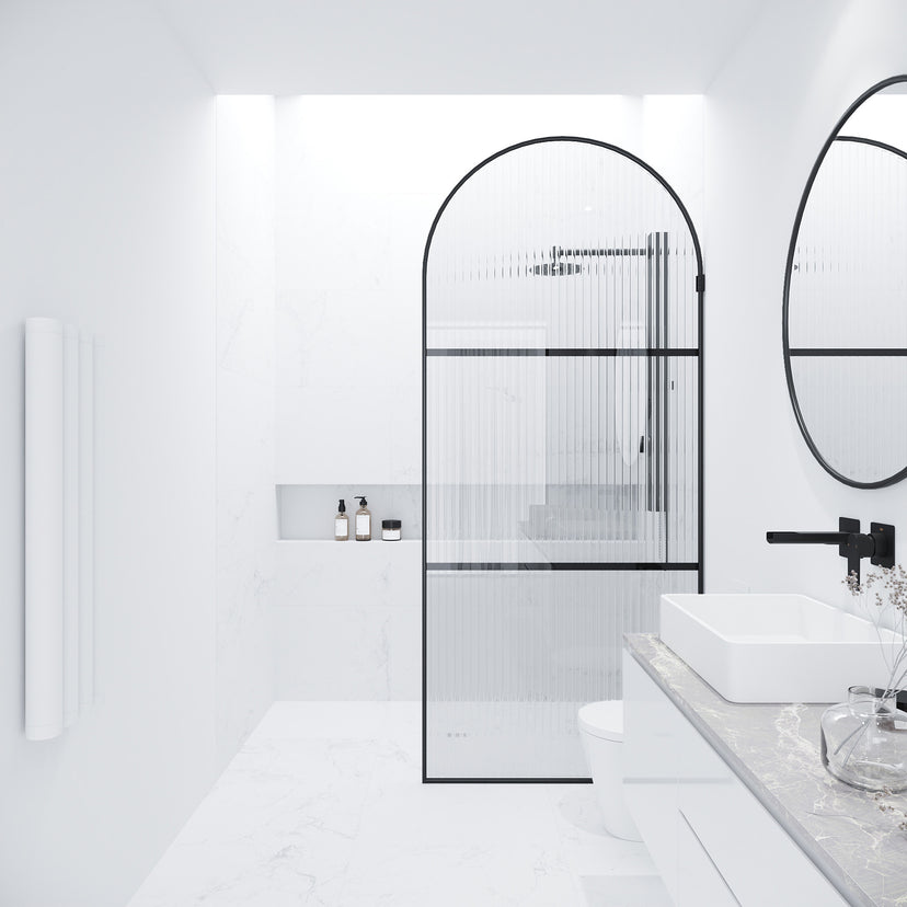 Arden Frameless Fixed Shower Screen