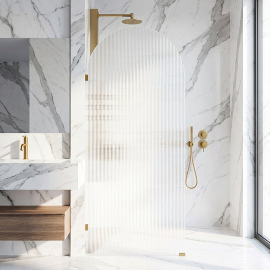 Arden Frameless Fixed Shower Screen