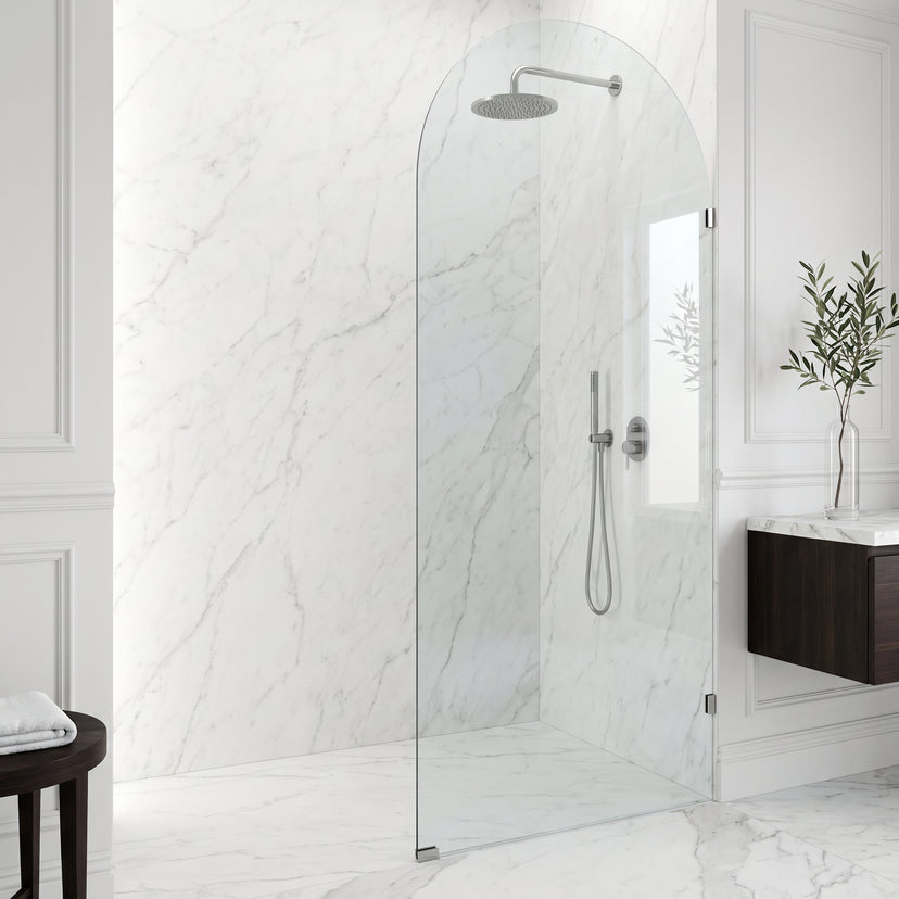 Arden Frameless Fixed Shower Screen