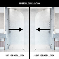 Arden Frameless Fixed Shower Screen