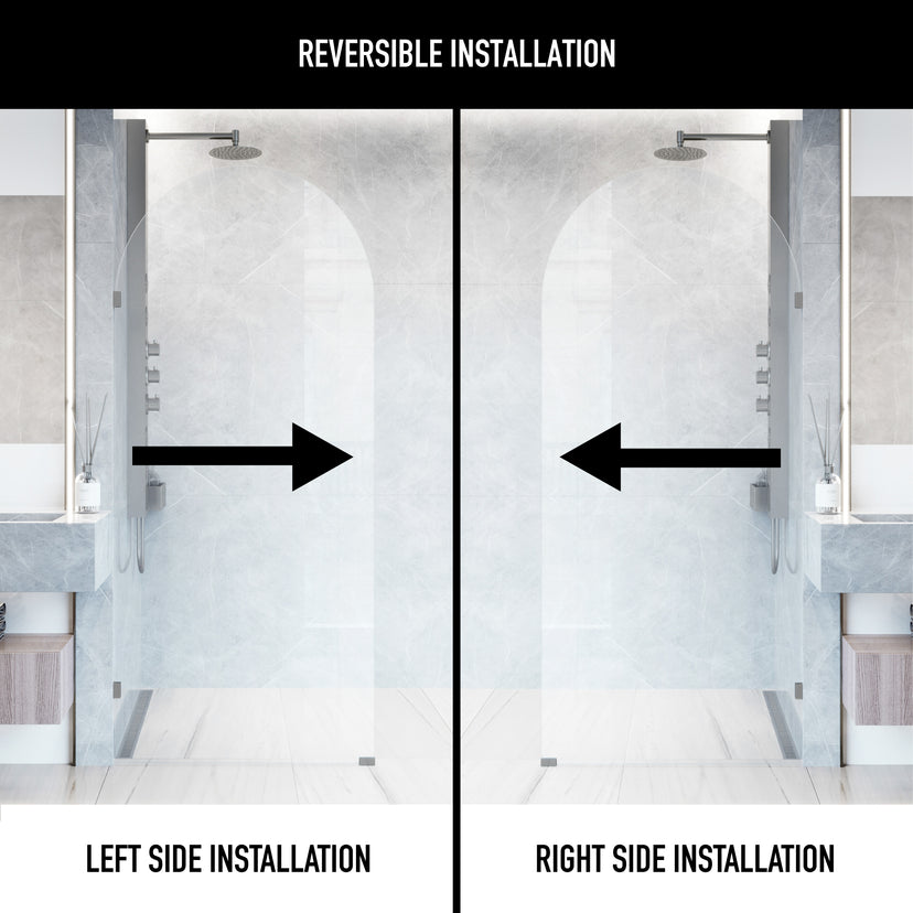 Arden Frameless Fixed Shower Screen