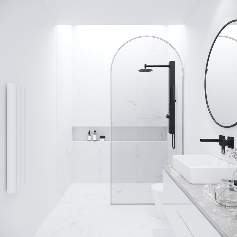 Arden Frameless Fixed Shower Screen