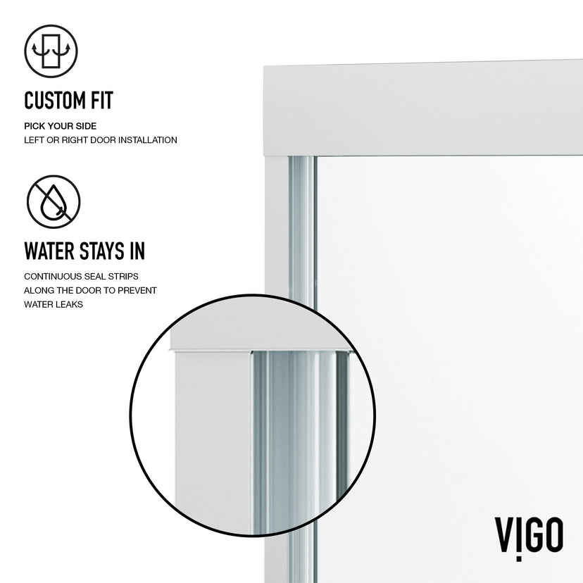 Satro Framed Sliding Shower Door