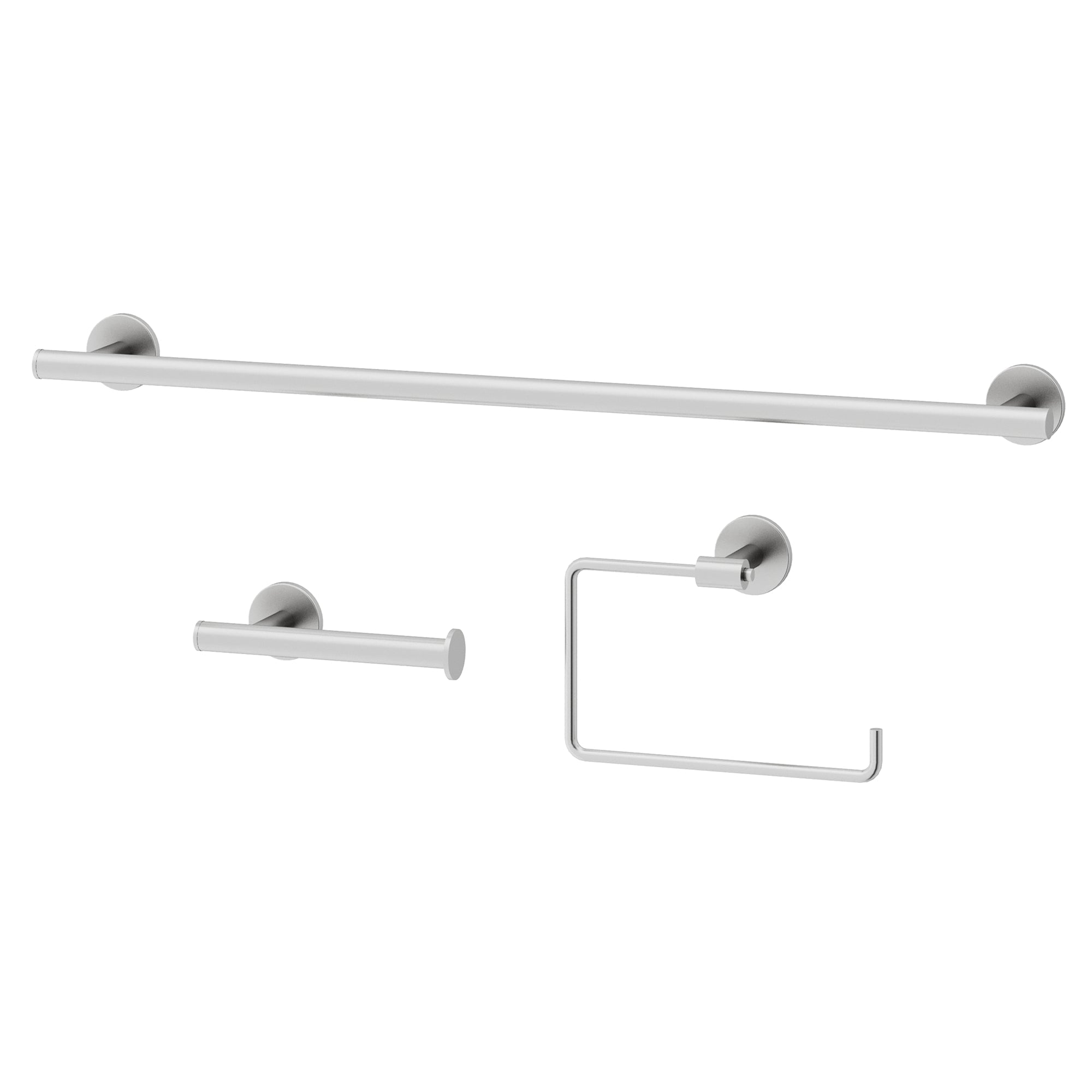 Elan 3-Piece Bath Hardware Set with 24 in. Towel Bar, Toilet Paper Holder, Hand Towel Holder