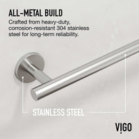 Elan 3-Piece Bath Hardware Set with 24 in. Towel Bar, Toilet Paper Holder, Hand Towel Holder