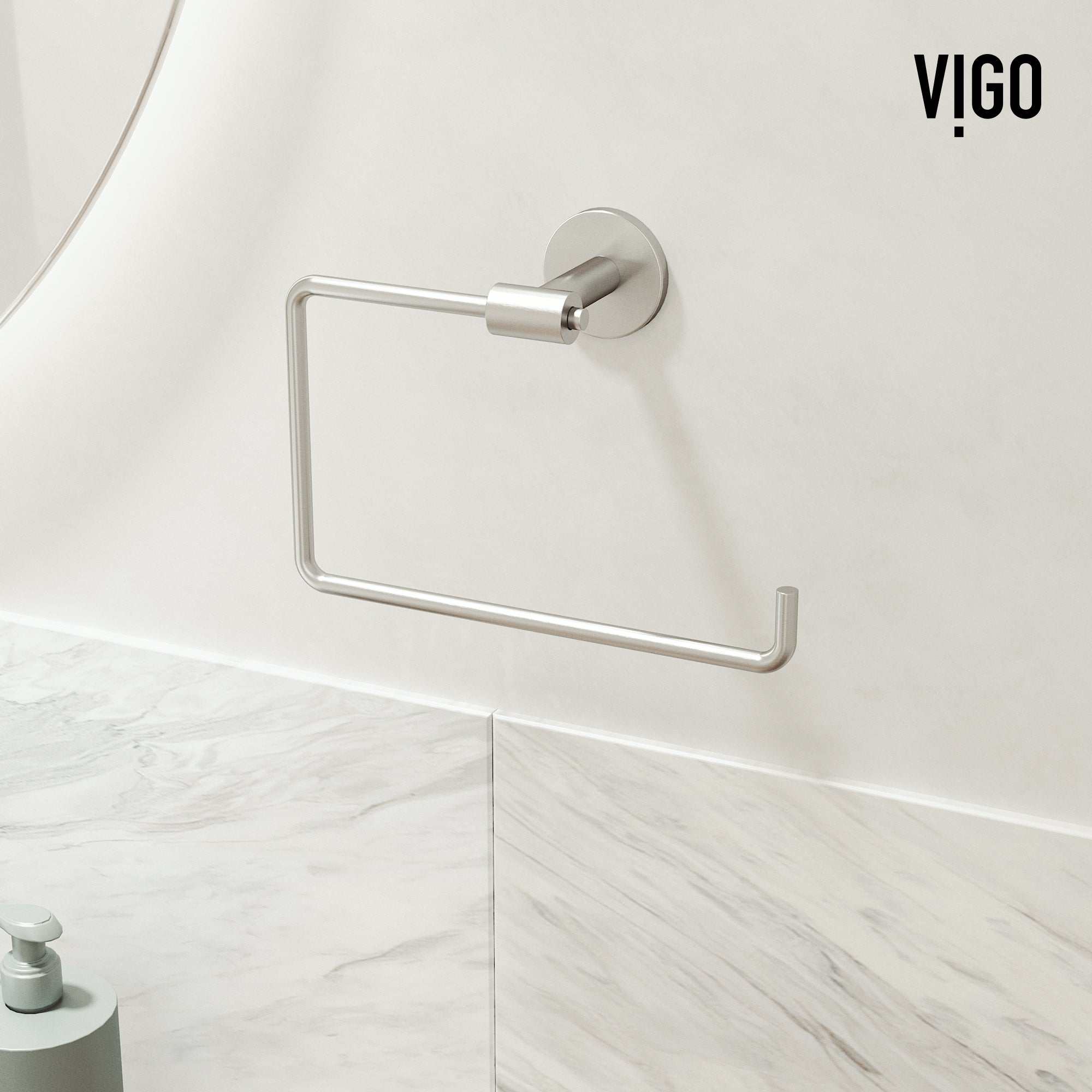 Elan 3-Piece Bath Hardware Set with 24 in. Towel Bar, Toilet Paper Holder, Hand Towel Holder