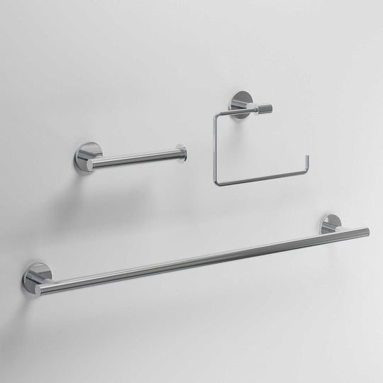 Elan 3-Piece Bath Hardware Set with 24 in. Towel Bar, Toilet Paper Holder, Hand Towel Holder