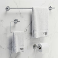 Elan 3-Piece Bath Hardware Set with 24 in. Towel Bar, Toilet Paper Holder, Hand Towel Holder
