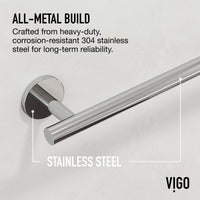 Elan 3-Piece Bath Hardware Set with 24 in. Towel Bar, Toilet Paper Holder, Hand Towel Holder