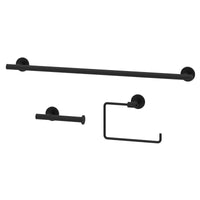 Elan 3-Piece Bath Hardware Set with 24 in. Towel Bar, Toilet Paper Holder, Hand Towel Holder