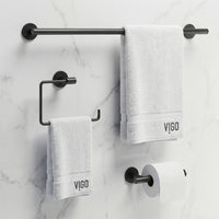 Elan 3-Piece Bath Hardware Set with 24 in. Towel Bar, Toilet Paper Holder, Hand Towel Holder