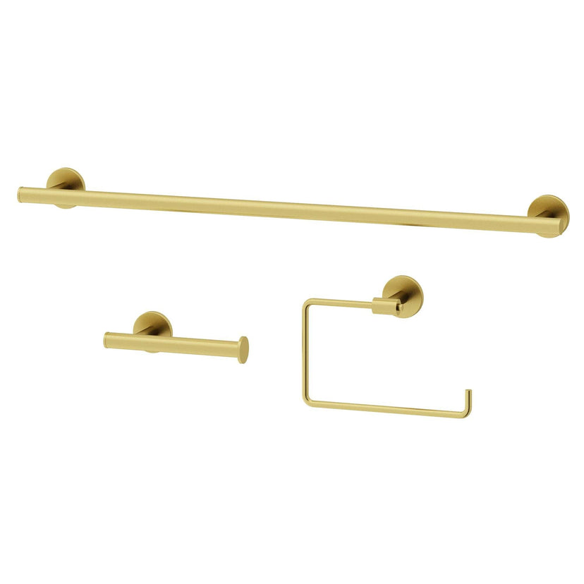 Elan 3-Piece Bath Hardware Set with 24 in. Towel Bar, Toilet Paper Holder, Hand Towel Holder