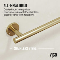 Elan 3-Piece Bath Hardware Set with 24 in. Towel Bar, Toilet Paper Holder, Hand Towel Holder