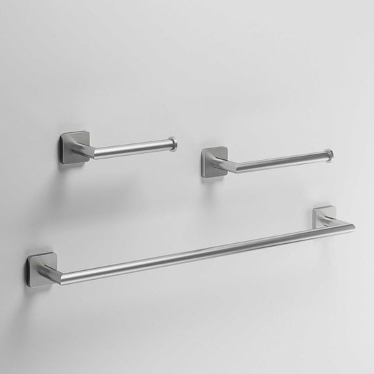 Satro 3-Piece Bath Hardware Set with 24 in. Towel Bar, Toilet Paper Holder, Hand Towel Holder