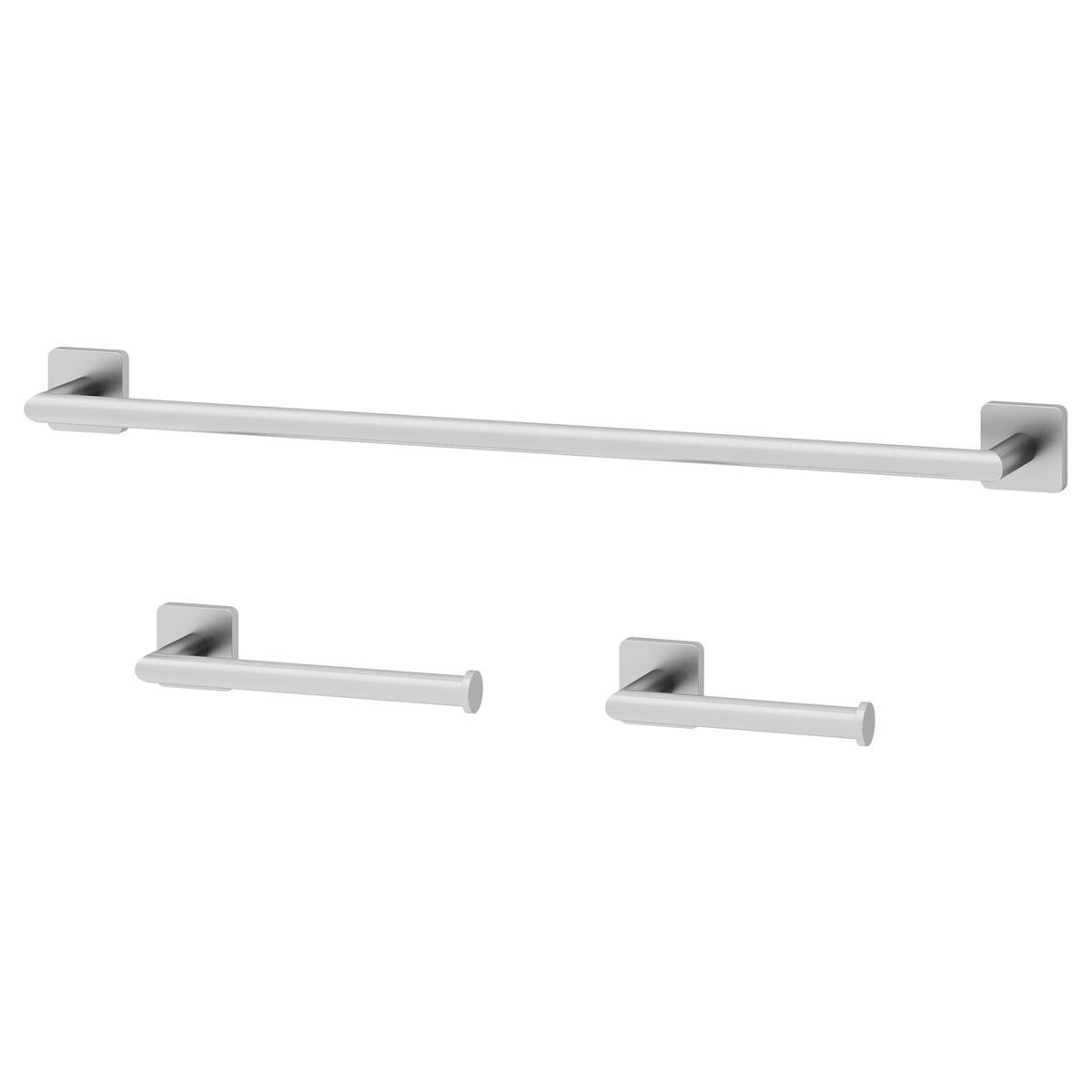 Satro 3-Piece Bath Hardware Set with 24 in. Towel Bar, Toilet Paper Holder, Hand Towel Holder