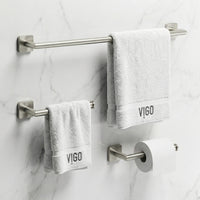 Satro 3-Piece Bath Hardware Set with 24 in. Towel Bar, Toilet Paper Holder, Hand Towel Holder