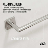 Satro 3-Piece Bath Hardware Set with 24 in. Towel Bar, Toilet Paper Holder, Hand Towel Holder