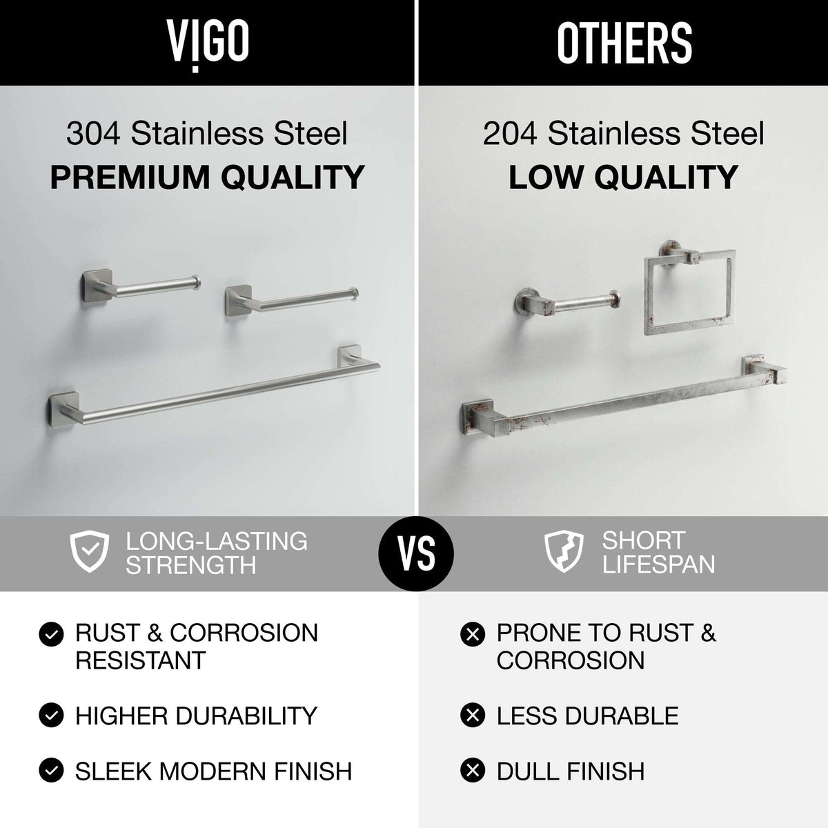 Satro 3-Piece Bath Hardware Set with 24 in. Towel Bar, Toilet Paper Holder, Hand Towel Holder