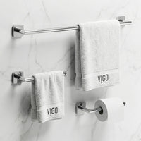 Satro 3-Piece Bath Hardware Set with 24 in. Towel Bar, Toilet Paper Holder, Hand Towel Holder