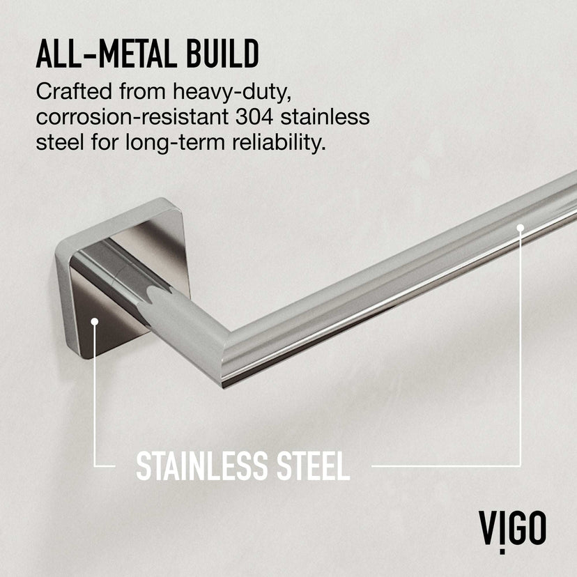 Satro 3-Piece Bath Hardware Set with 24 in. Towel Bar, Toilet Paper Holder, Hand Towel Holder