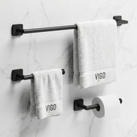 Satro 3-Piece Bath Hardware Set with 24 in. Towel Bar, Toilet Paper Holder, Hand Towel Holder