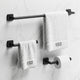 Satro 3-Piece Bath Hardware Set with 24 in. Towel Bar, Toilet Paper Holder, Hand Towel Holder