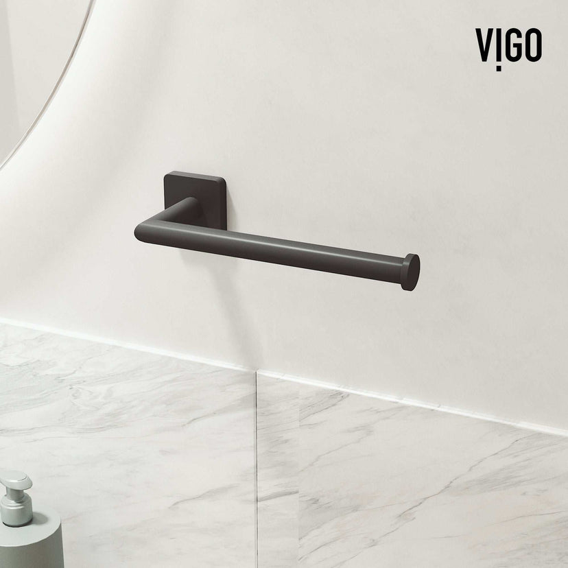 Satro 3-Piece Bath Hardware Set with 24 in. Towel Bar, Toilet Paper Holder, Hand Towel Holder