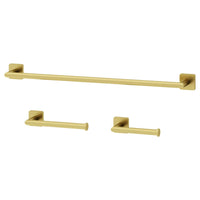 Satro 3-Piece Bath Hardware Set with 24 in. Towel Bar, Toilet Paper Holder, Hand Towel Holder