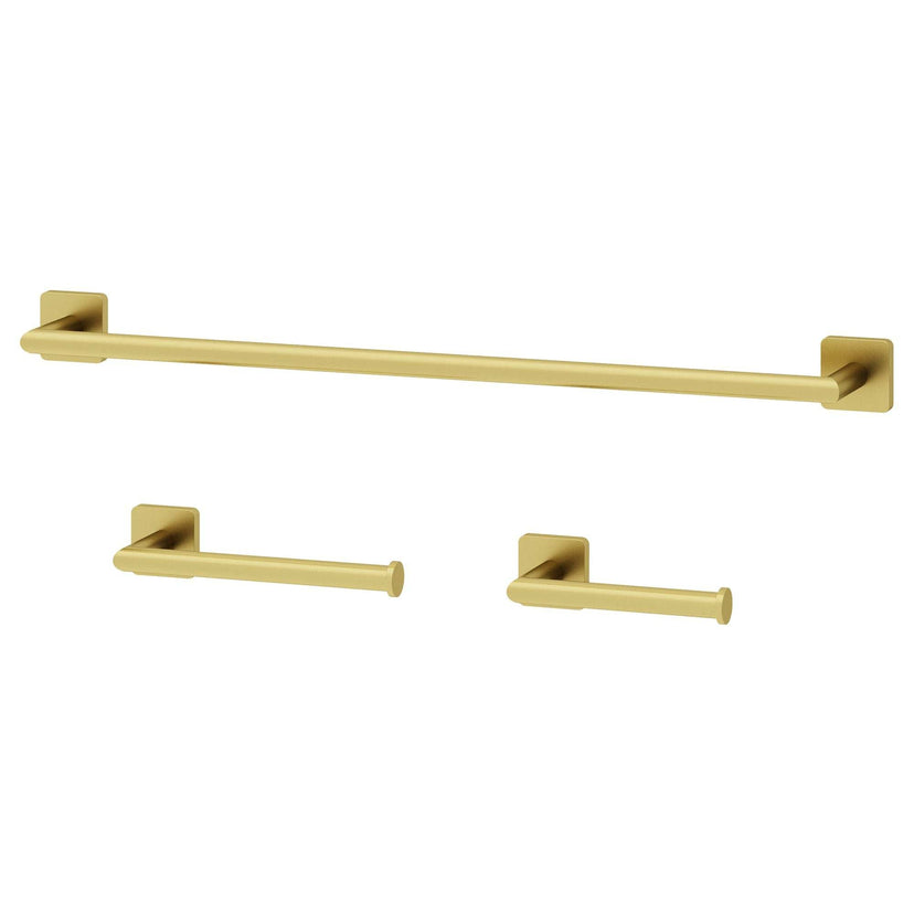 Satro 3-Piece Bath Hardware Set with 24 in. Towel Bar, Toilet Paper Holder, Hand Towel Holder