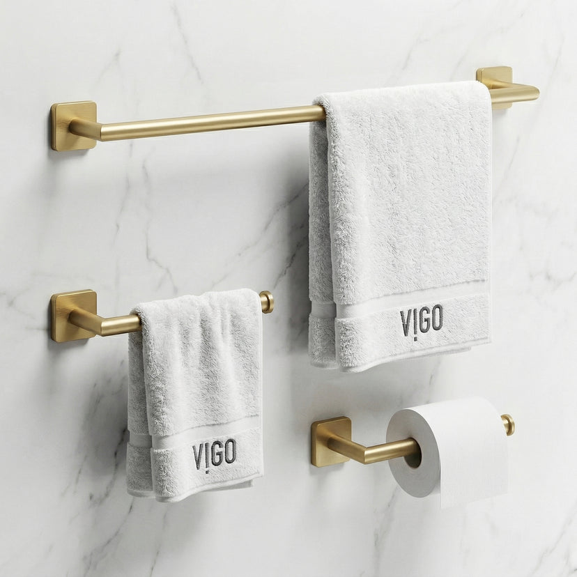 Satro 3-Piece Bath Hardware Set with 24 in. Towel Bar, Toilet Paper Holder, Hand Towel Holder