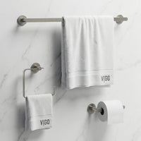 Arden 3-Piece Bath Hardware Set with 24 in. Towel Bar, Toilet Paper Holder, Hand Towel Holder