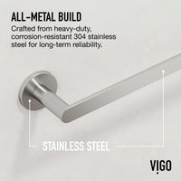 Arden 3-Piece Bath Hardware Set with 24 in. Towel Bar, Toilet Paper Holder, Hand Towel Holder