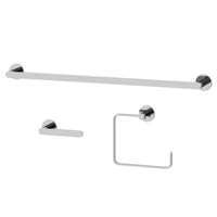 Arden 3-Piece Bath Hardware Set with 24 in. Towel Bar, Toilet Paper Holder, Hand Towel Holder