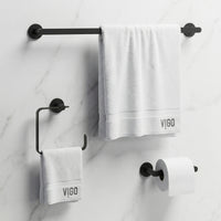 Arden 3-Piece Bath Hardware Set with 24 in. Towel Bar, Toilet Paper Holder, Hand Towel Holder