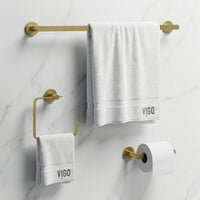 Arden 3-Piece Bath Hardware Set with 24 in. Towel Bar, Toilet Paper Holder, Hand Towel Holder