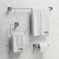 Meridian 3-Piece Bath Hardware Set with 24 in. Towel Bar, Toilet Paper Holder, Hand Towel Holder