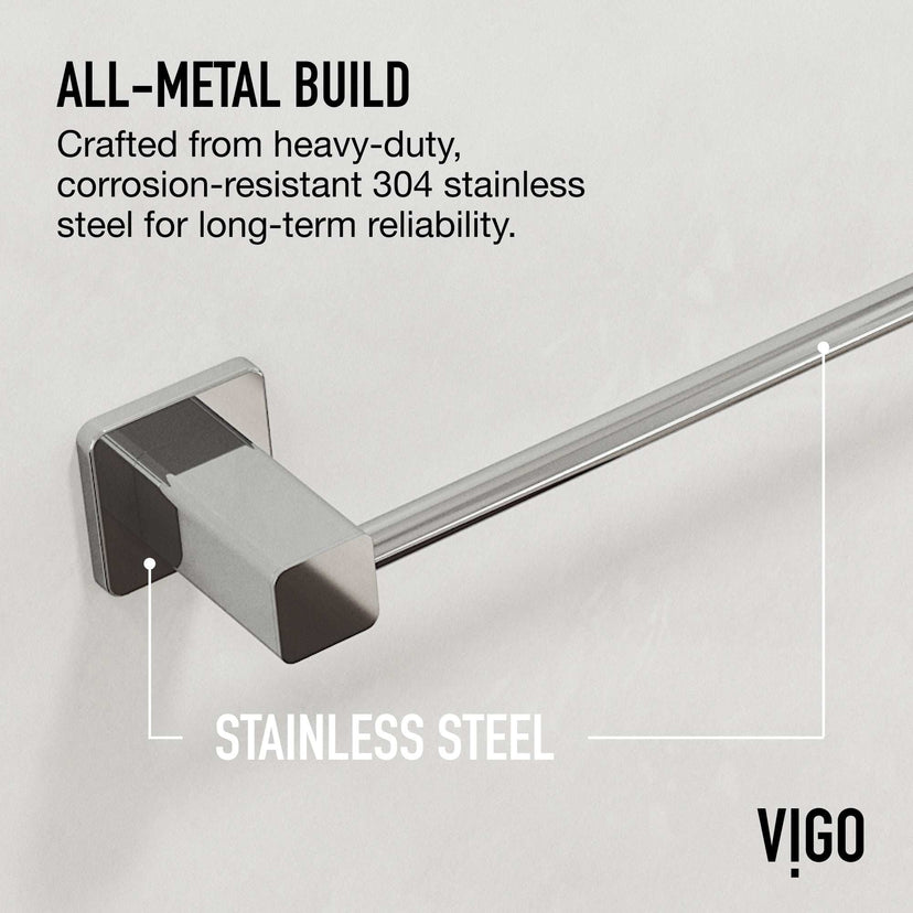 Meridian 3-Piece Bath Hardware Set with 24 in. Towel Bar, Toilet Paper Holder, Hand Towel Holder