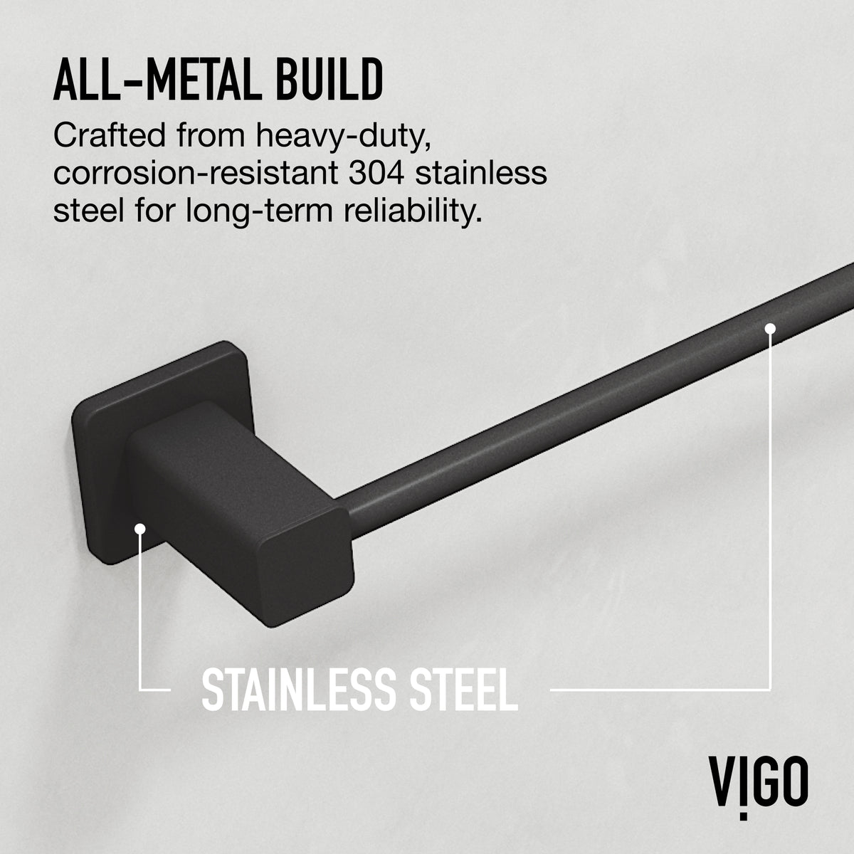 Meridian 3-Piece Bath Hardware Set with 24 in. Towel Bar, Toilet Paper Holder, Hand Towel Holder