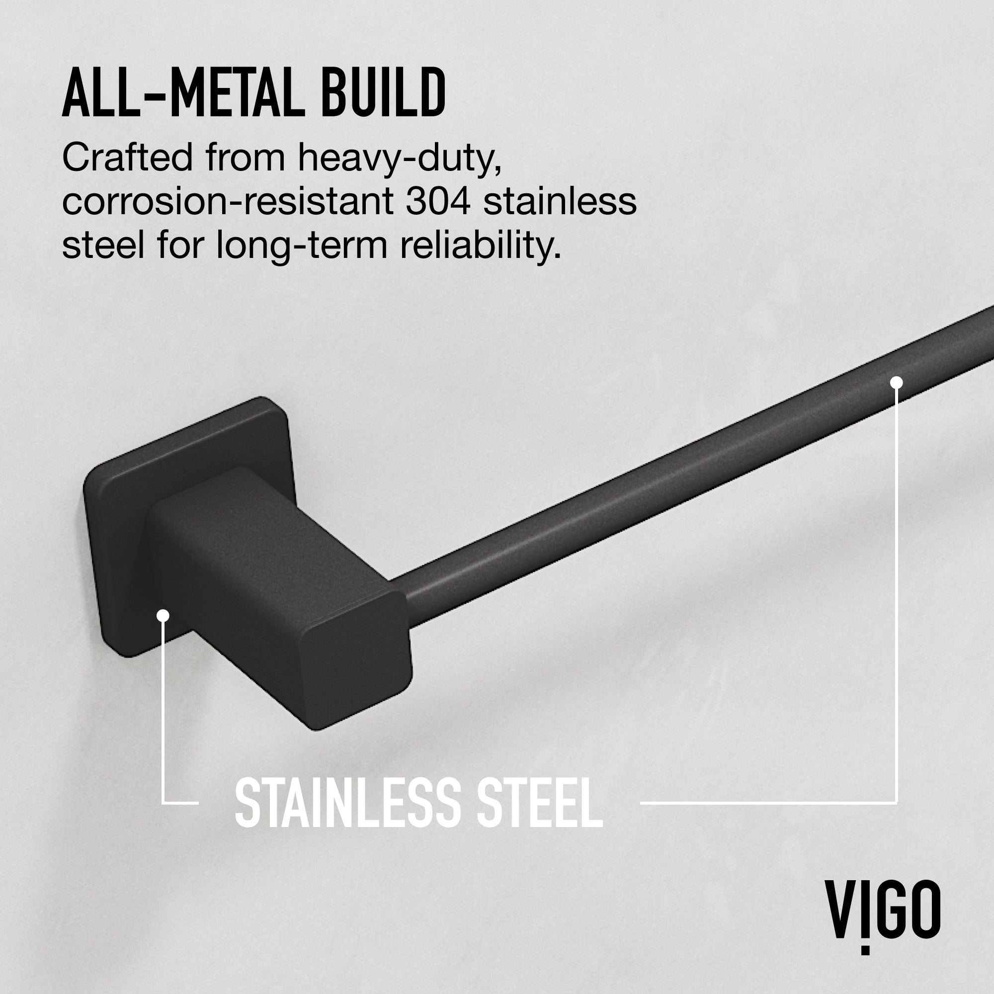 Meridian 3-Piece Bath Hardware Set with 24 in. Towel Bar, Toilet Paper Holder, Hand Towel Holder