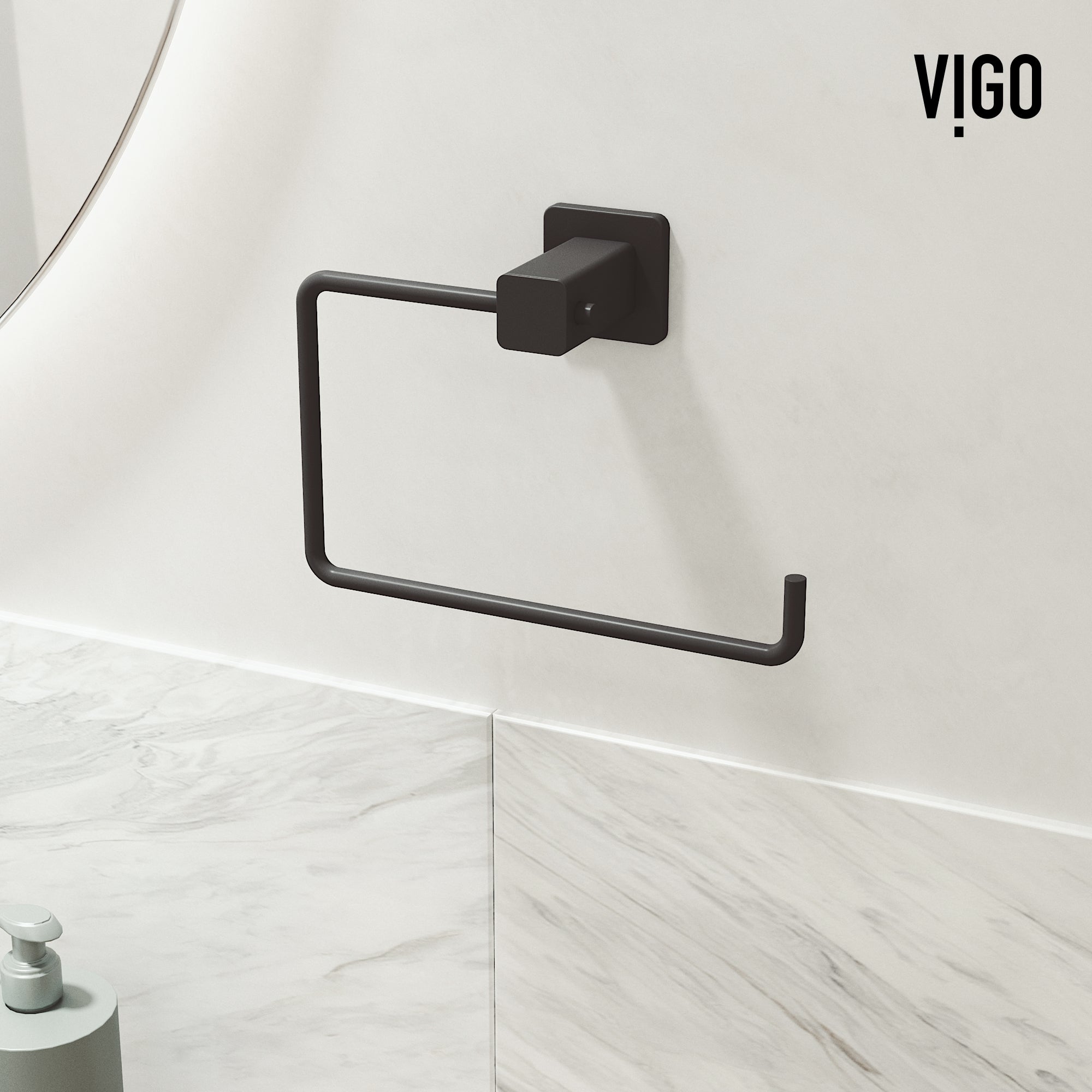 Meridian 3-Piece Bath Hardware Set with 24 in. Towel Bar, Toilet Paper Holder, Hand Towel Holder