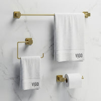 Meridian 3-Piece Bath Hardware Set with 24 in. Towel Bar, Toilet Paper Holder, Hand Towel Holder