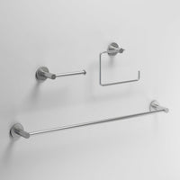 Cass 3-Piece Bath Hardware Set with 24 in. Towel Bar, Toilet Paper Holder, Hand Towel Holder