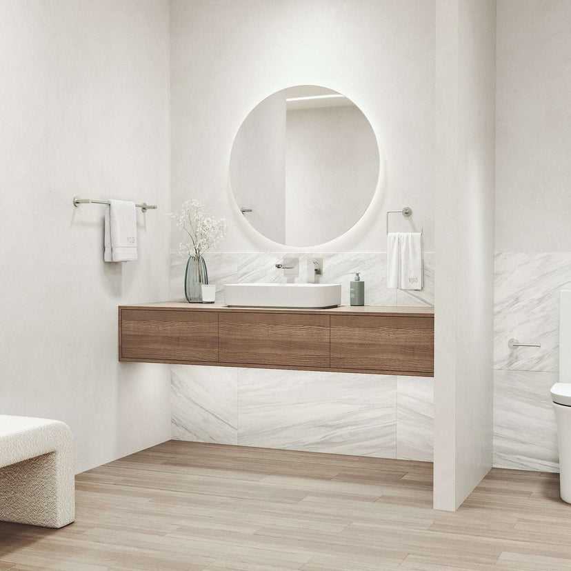 Cass 3-Piece Bath Hardware Set with 24 in. Towel Bar, Toilet Paper Holder, Hand Towel Holder