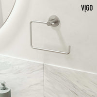 Cass 3-Piece Bath Hardware Set with 24 in. Towel Bar, Toilet Paper Holder, Hand Towel Holder