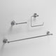 Cass 3-Piece Bath Hardware Set with 24 in. Towel Bar, Toilet Paper Holder, Hand Towel Holder